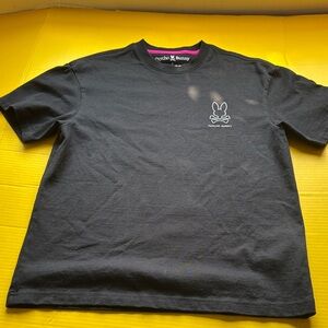 Psycho Bunny Men's Black Short Sleeve Tee